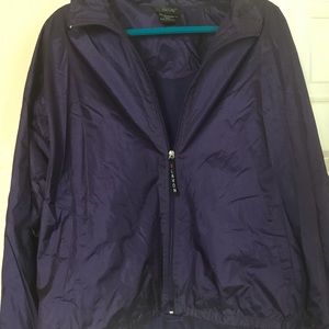 Metallic Purple Zip Up Jacket. XL